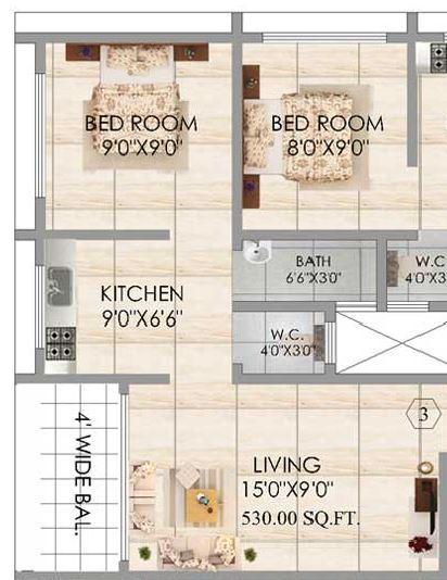Maitri Park - Floor Plan