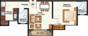 Raunak Unnathi Woods Phase 6 - Floor plan