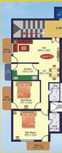 Harshit C Complex - Floor plan