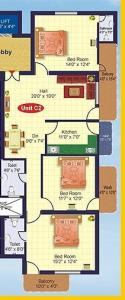 Harshit C Complex - Floor plan
