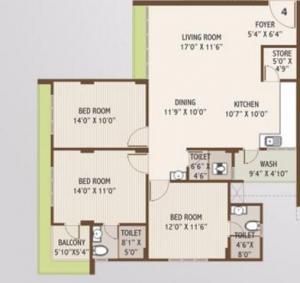Shreepad Antillia - Floor plan