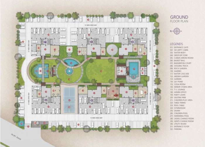 Sahajanand Iris - Master Plan
