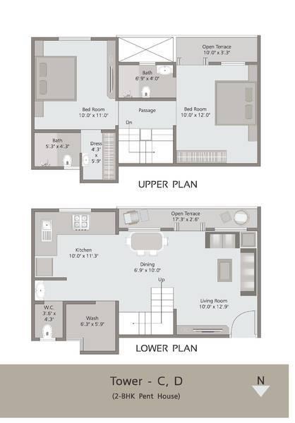 Shree Hari Krishna Resicom - Floor Plan
