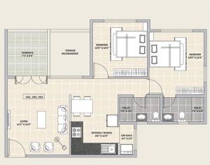 SRK My Nest - Floor plan