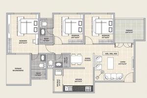 SRK My Nest - Floor plan