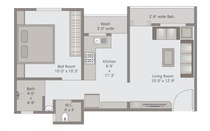Shree Hari Krishna Resicom - Floor Plan