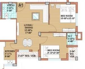 Pacific Madhuri - Floor plan