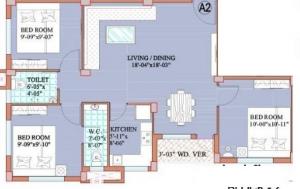 Pacific Madhuri - Floor plan