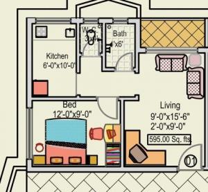 SP Nilkshada Nivas - Floor plan