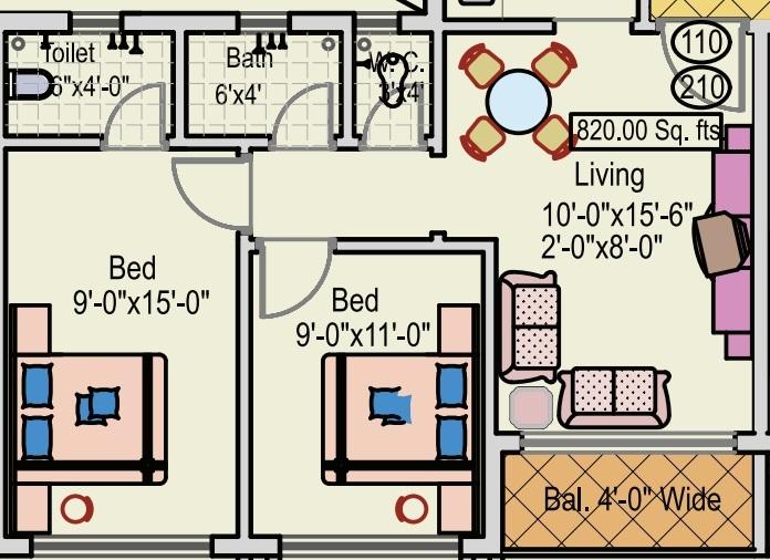 SP Nilkshada Nivas - Floor Plan