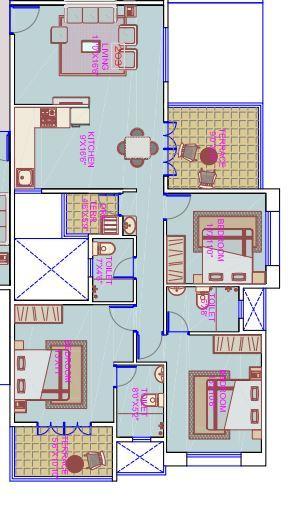 Sharada Pride - Floor Plan