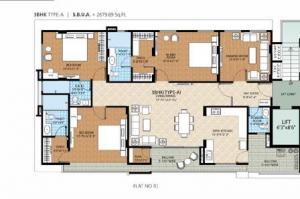 Upasna 5th Avenue - Floor plan