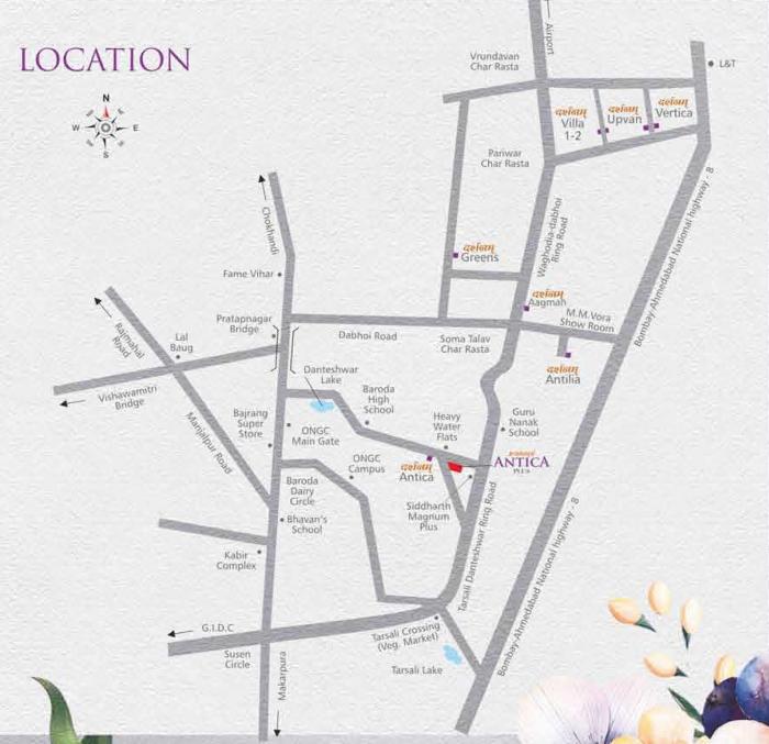 Darshanam Antica Plus - Locality