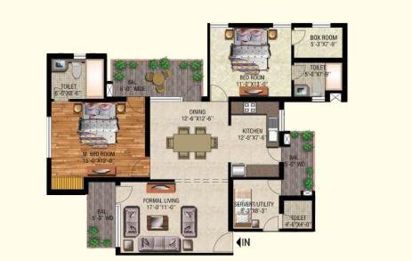 Raj Surya Elegance - Floor Plan