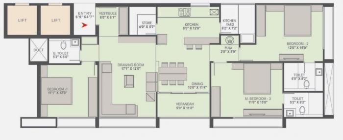 Addor Cloud 9 - Floor Plan