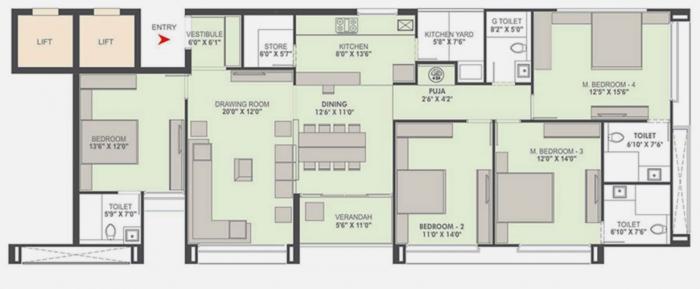 Addor Cloud 9 - Floor Plan