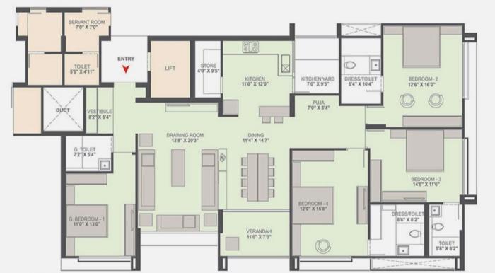 Addor Cloud 9 - Floor Plan