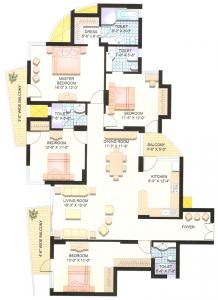 Parsvnath Planet - Floor plan
