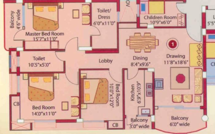 Vasudeva Vikramsila Garden - Floor Plan