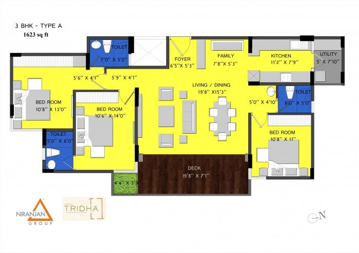 Niranjan Tridha - Floor Plan
