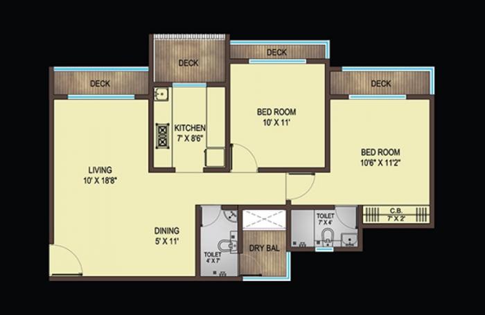 Unique Greens - Floor Plan