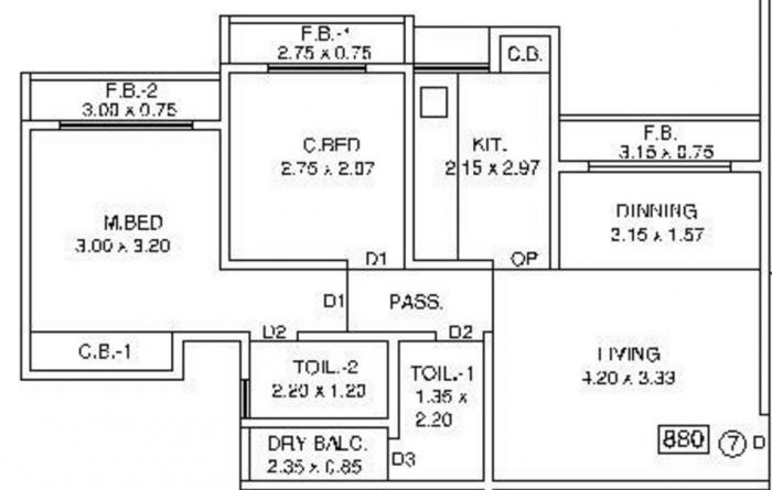 Kavya Residency - Floor Plan