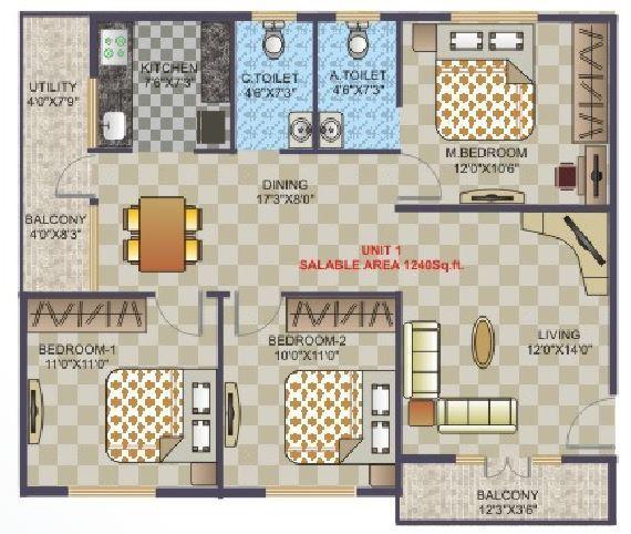 Asritha Elegance - Floor Plan