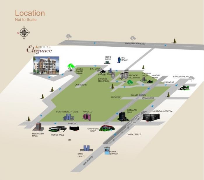Asritha Elegance - Locality