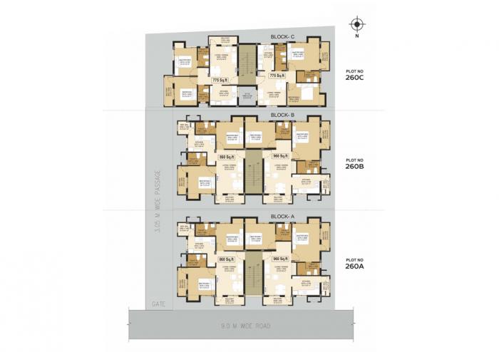 Arun Excello Abhang - Site Plan