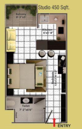 16+ 450 Sq Ft Apartment Floor Plan
