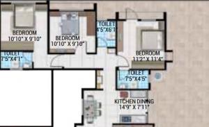 Karda Hari Aakruti - Floor plan