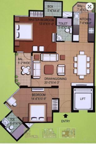 RG Euphoria - Floor Plan