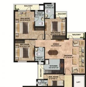 Omaxe Waterscapes - Floor plan