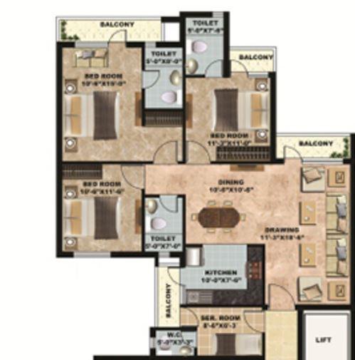 Omaxe Waterscapes - Floor Plan
