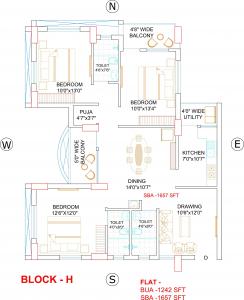 Dion River Front Phase II - Floor plan