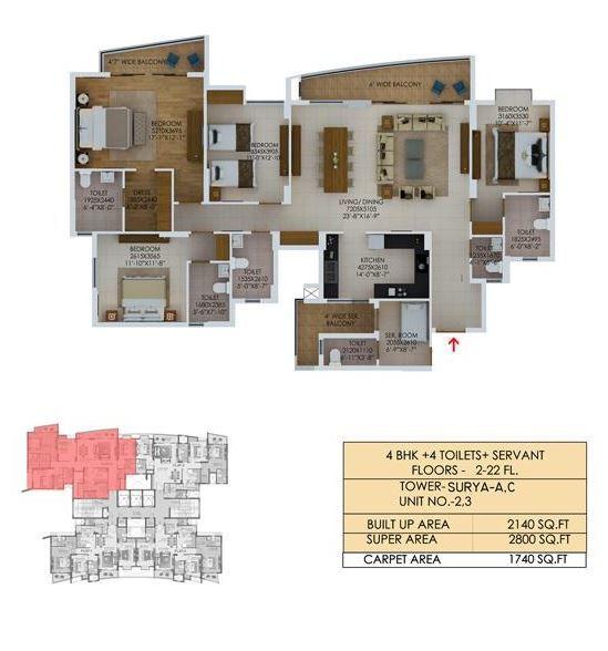 Paarth Arka - Floor Plan