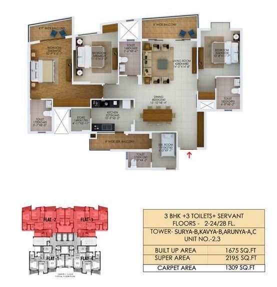 Paarth Arka - Floor Plan