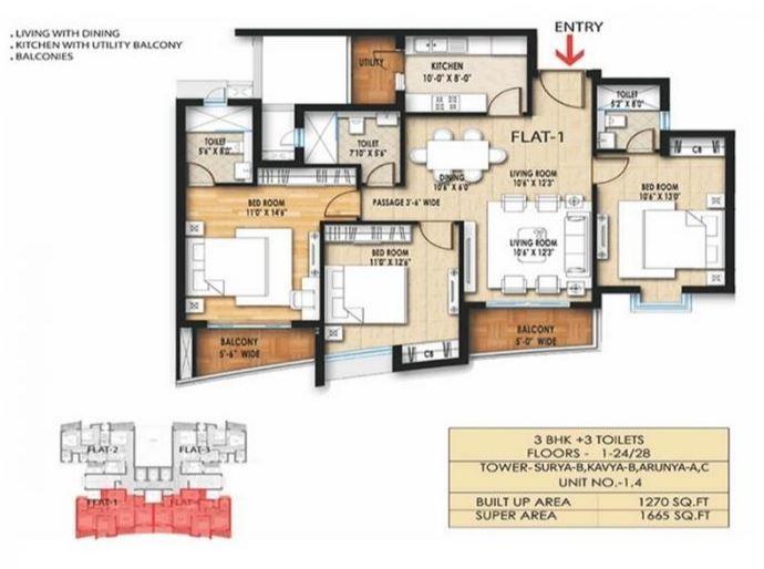 Paarth Arka - Floor Plan