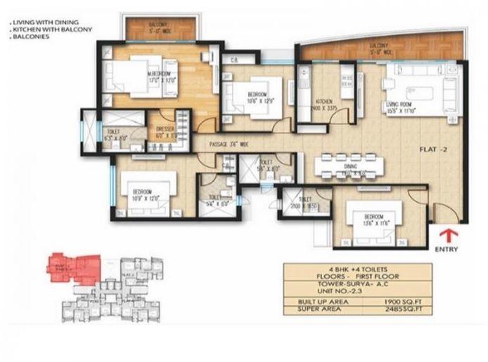 Paarth Arka - Floor Plan