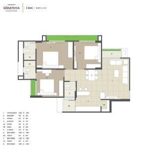 Vishwanath Sarathya - Floor plan
