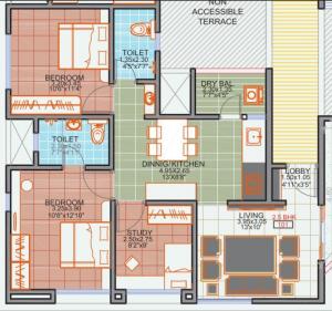 Size Masters Dewdrop - Floor plan