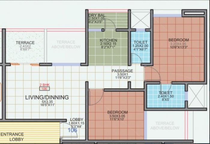 Size Masters Dewdrop - Floor Plan