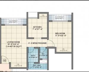 Squarefeet Ace Square Phase 1 - Floor plan