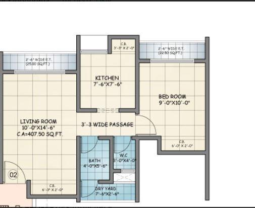 Squarefeet Ace Square Phase 1 - Floor Plan