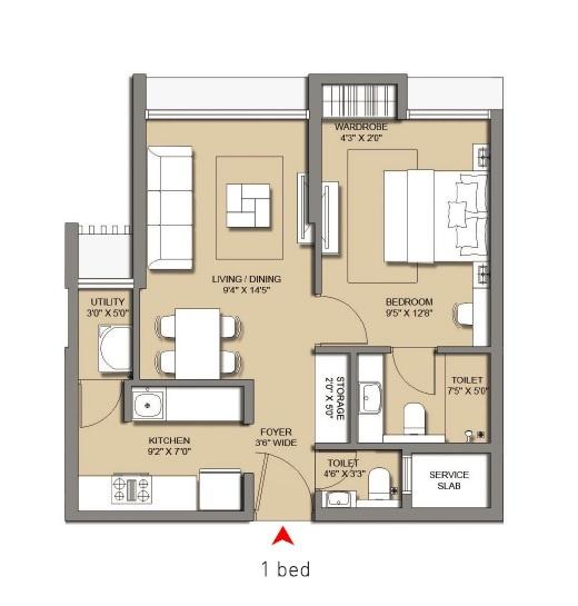 Lodha Codename Goldmine - Floor Plan