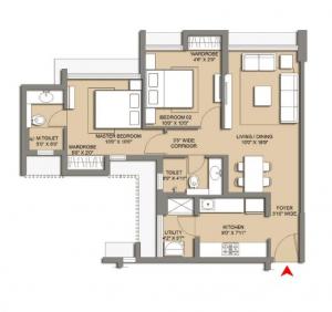 Lodha Codename Goldmine - Floor plan