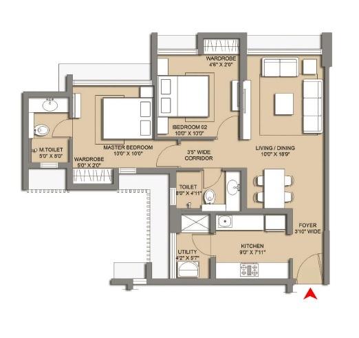Lodha Codename Goldmine - Floor Plan
