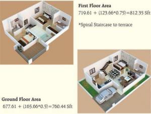 Peninsula Solitaire - Floor plan