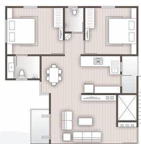 Maruti Heights - Floor Plan