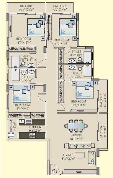 Saltee Splendora - Floor Plan